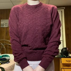 maroon dockers sweater